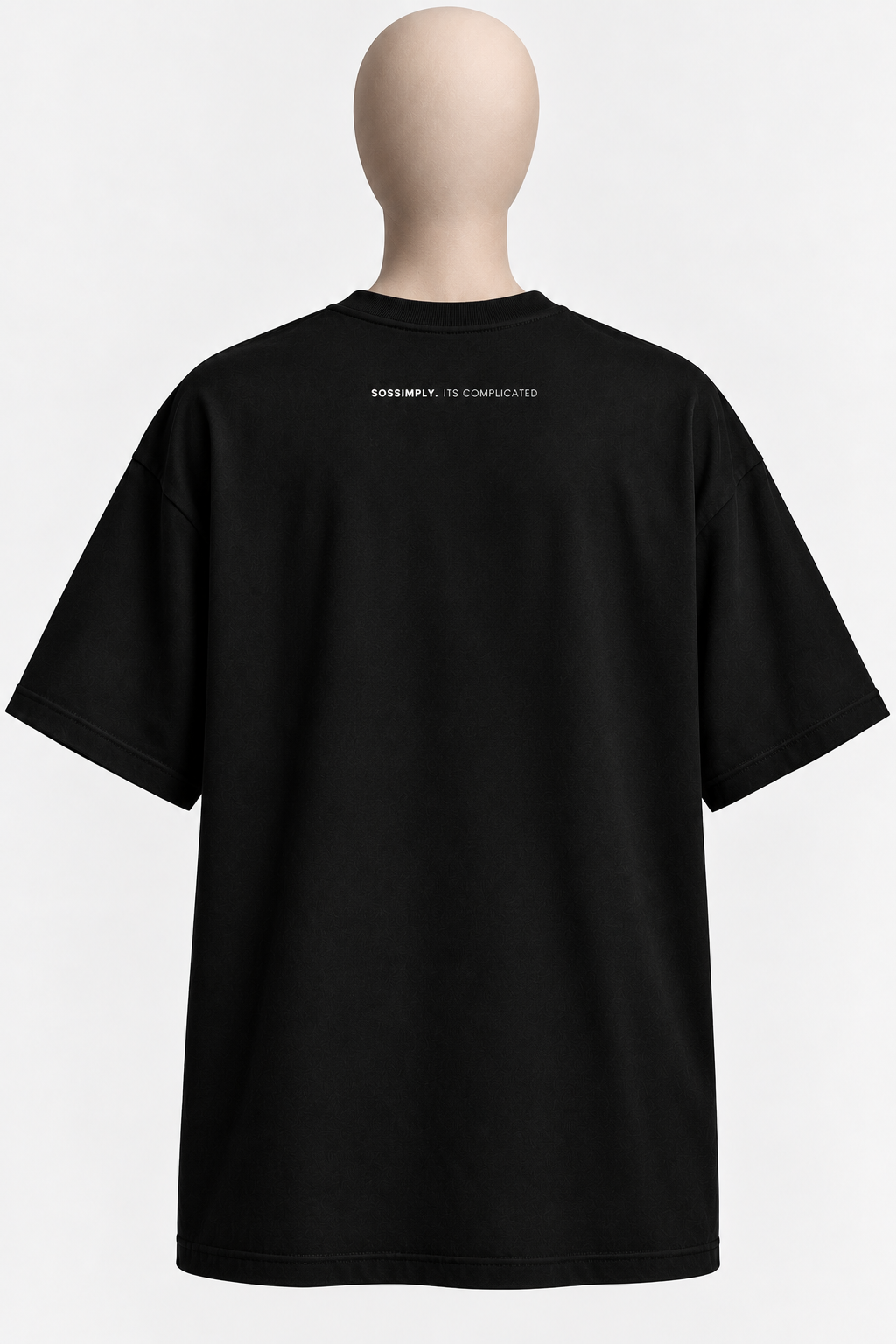 IT’S COMPLICATED.CAN I HAVE MORE? — OVERSIZED UNISEX T-SHIRT BLACK